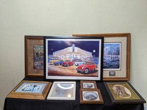lot 91 image: A Collection of (8) Framed Pictures
