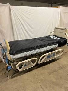 lot 1 image: GIVE YOUR LOVED ONE THE BEST Hill-Rom P1900 Critical Care Hospital Bed WCHAIR Position (Patients Can Walk Right Out Of Bed), Scale, Bed Exit Alarm, Free Used Pressure Relief Mattress&nbsp &amp Flexafoot (Adds 12To Length) - Works Great&nbsp