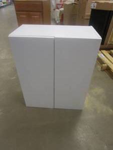 lot 254 image: 24 in x 30 in x 12 in Blank Face Kitchen Wall Cabinet (NICE CONDITION)
