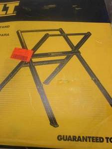 lot 291 image: DEWALT Stand for D24000 10 in. Wet Tile Saw (OPEN BOX)