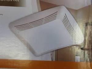 lot 383 image: Broan-NuTone 50 CFM Ceiling Bathroom Exhaust Fan with Light (OPEN BOX)