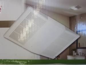 lot 398 image: Broan-NuTone 80 CFM Ceiling Bathroom Exhaust Fan with Light and 1300-Watt Heater (OPEN BOX)