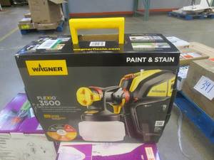 lot 399 image: Wagner Flexio 3500 Handheld HVLP Paint Sprayer (OPEN BOX)