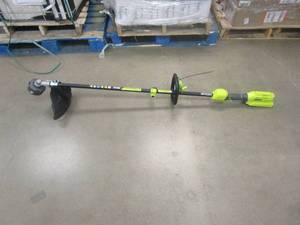 lot 346 image: RYOBI 40V Brushless Cordless Battery Attachment Capable String Trimmer (Tool Only) (NEW)