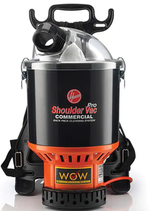 lot 366 image: HOOVER Commercial Pro Lightweight Backpack Vacuum Cleaner Machine with Attachment Tool Kit (O0PEN BOX)