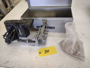 lot 30 image: Porter Cable 555 Plate Joiner with ...