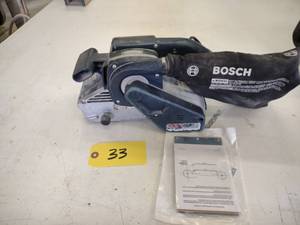 lot 33 image: Bosch 1273 4 Belt Sander...