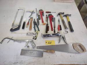 lot 53 image: Assorted Tools...