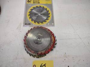 lot 65 image: (6) Assorted 6 12 Saw Blades...