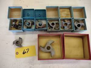 lot 67 image: Assorted 34 Shaper Cutters...