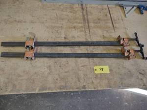 lot 78 image: (2) Jorgensen 40 Bar Clamps...