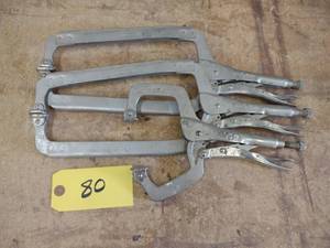 lot 80 image: (3) Vise Grip Clamps...