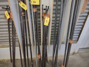 lot 84 image: (4) 44 Bar Clamps...