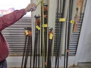 lot 86 image: (4) Assorted Bar Clamps...