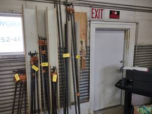 lot 88 image: (3) 92 Bar Clamps...