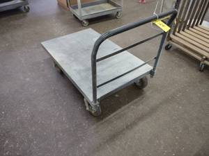 lot 124 image: Pneumatic Platform Cart, 48x30...