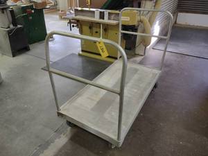 lot 130 image: Aluminum Platform Cart, 60x30...