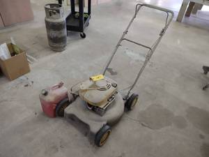 lot 147 image: Push Mower & Gas Can...