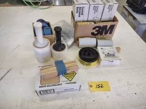 lot 152 image: Abrasives, Tape, & Misc....