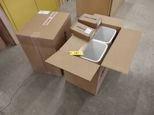 lot 161 image: (2) Rev-A-Shelf 350T Pull Outs & Do...
