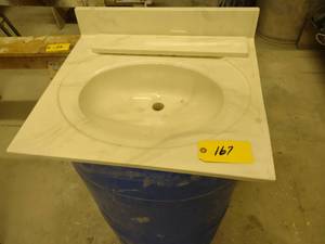 lot 167 image: Vanity Sink, 25 14 x 22...