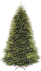 lot 26 image: National Tree Co. 9 ft. Dunhill Fir Hinged Artificial Christmas Tree, DUH-90 - SOLD AS IS