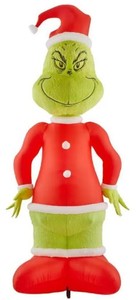 lot 33 image: Dr. Seuss 10 ft. Inflatable Giant Grinch, 1005356607 - SOLD AS IS