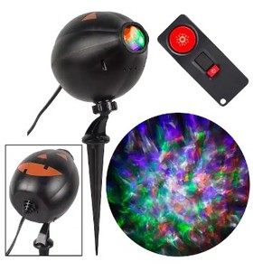 lot 34 image: Halloween Projection-Super Bright-FireBlaze with Remote-15 Programs (GOPlW), 1006149400 - SOLD AS IS