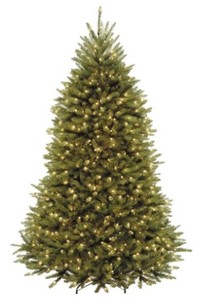 lot 58 image: National Tree Co. 7.5 ft. Dunhill Fir Artificial Christmas Tree with 750 Clear Lights, 1000579347 - SOLD AS IS