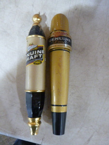 2 Miller Genuine Draft Tappers
