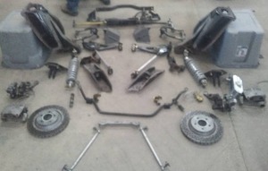 Complete Coil Over Conversion Front Suspension & Baer Disc Brakes - Marvelous Condition Unique Performance Brand