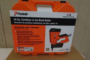 lot 2 image: NEW Paslode 18 Gauge Cordless Li-ion Brad Nailer