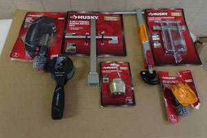 lot 20 image: Assorted Husky Hand Tools -Drain Remover, Tube Cutters, Water Meter Key