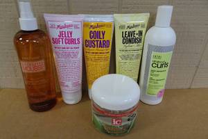 lot 40 image: Assorted Hair Products -High Definition Gel, Leave in Conditioner, Mousse