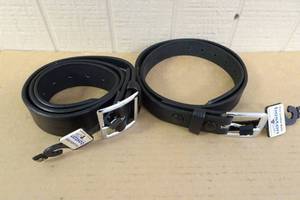 lot 43 image: 2 Boston Fine Leather Belts -Size 34