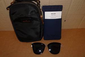 lot 49 image: Kenzie Crossbody Purse with Le Specs Sun Glasses
