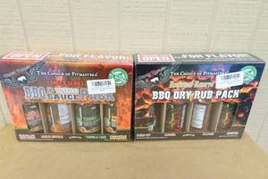 lot 59 image: Croix Valley BBQ and Wing Sauce Pack with Dry Rub Pack