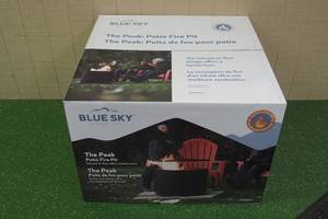 lot 1 image: NEW Blue Sky The Peak Smokeless Patio Fire Pit with Spark Screen