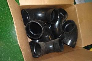 lot 82 image: 9 4 ABS 90 Degree Elbows