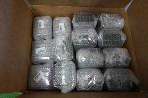 lot 132 image: 28 Novelty Stemless Wine Glasses - All DemocratLeft WingLiberal Theme