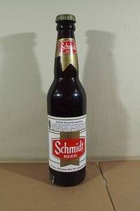 lot 163 image: Vintage Large Schmidt Beer Bottle Coin Bank