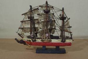 lot 169 image: Wood Scale Model Ship