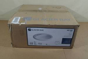 lot 195 image: Glacier Bay Drop In Sink -White