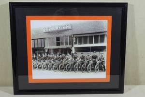 lot 234 image: Framed Picture - City Bicycle Hospital