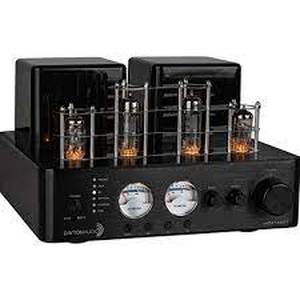 lot 134 image: NEW Dayton Audio 100W Hybrid Stereo Tube Amp with Bluetooth - HTA100BT