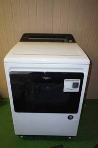 lot 61 image: Whirlpool WGD7120HW0 7.4 cu ft Natural Gas Front Load Smart Dryer with Steam Option