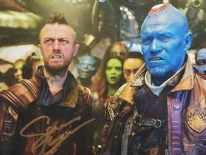Kraglin-Guardians of the Galaxy Sean Gunn Autograph with COA