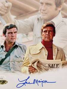 Steve Austin - The Six Million Dollar Man Lee Majors Autographed Photo with COA