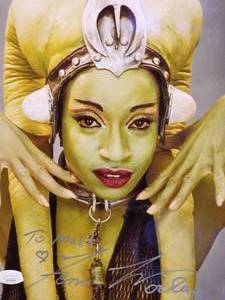 Star Wars-Oola Femi Taylor Autographed Photo with COA