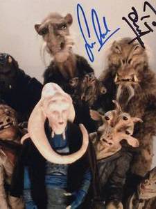 Star Wars-Puppeteer Sean Crawford Autographed Photo with COA
